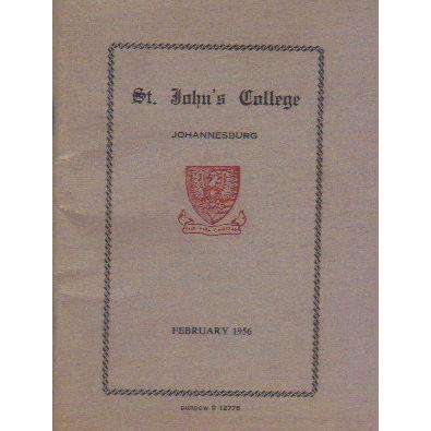 St. John's College: Johannesburg (February 1956)