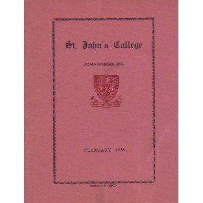 St. John's College: Johannesburg (February 1958)