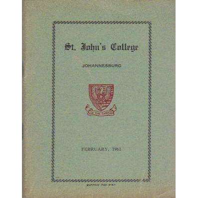 St. John's College: Johannesburg (February 1961)