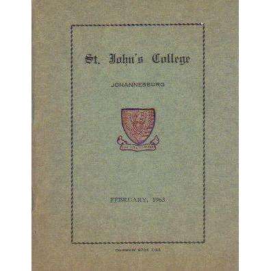 St. John's College: Johannesburg (February 1963)