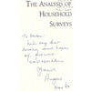 Bookdealers:The Analysis of Household Surveys: A Microeconometric Approach to Development Policy (Inscribed by Author) | Angus Deaton