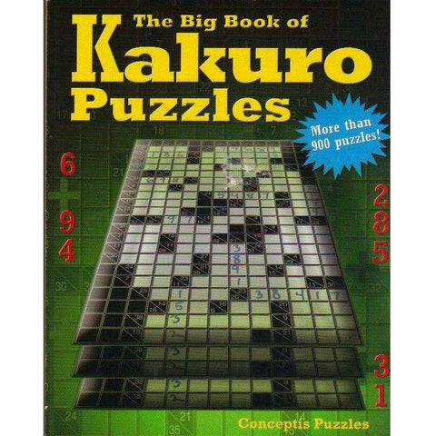 The Big Book of Kakuro Puzzles | Conceptis Puzzles