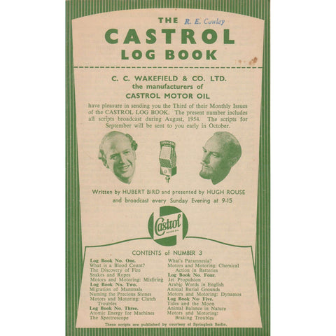 The Castrol Log Book (Collection of 49 Issues) | Hubert Bird