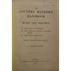 Bookdealers:The Country Banker's Handbook (Published 1894) | J. George Kiddy