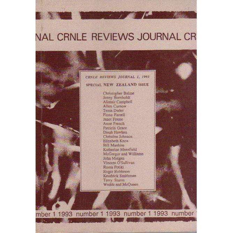The CRNLE Reviews Journal (Number 1 1993) | Editor Annie Greet