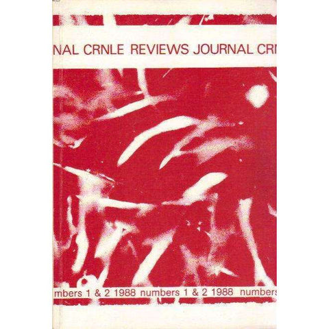 The CRNLE Reviews Journal (Number 1 & 2  1988) | Editors Haydn Moore Williams, Dr Susan Hosking, Sudesh Mishra