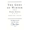 Bookdealers:The Gods of Winter (Inscribed by Author) | Dana Gioia