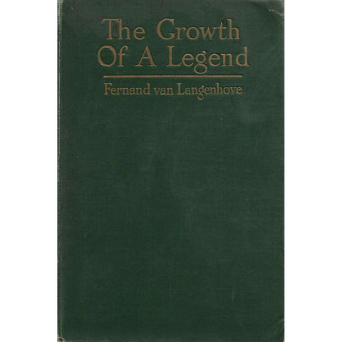 The Growth of a Legend (With Handwritten Letter by Author) | Fernand van Langenhoven
