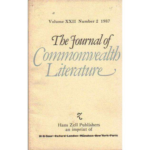 The Journal of Commonwealth Literature (Volume XXII Number 2 1987) | Caroline Bundy