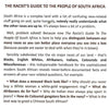 Bookdealers:The Racist's Guide to the People of South Africa (Signed by Author) | Simon Kilpatrick