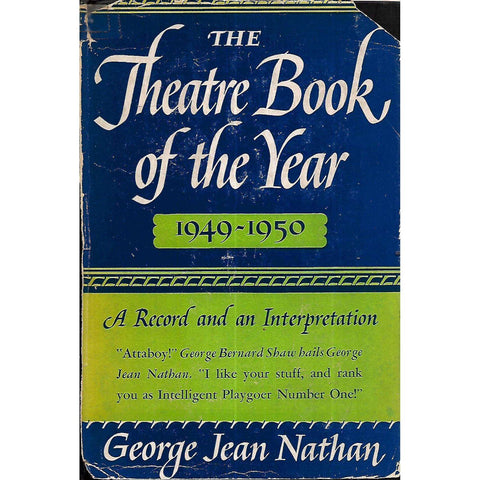 The Theatre Book of the Year 1949-1950: A Record and Interpretation | George Jean Nathan