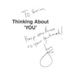 Bookdealers:Thinking About 'You' (Inscribed by Author) | Timothy Maurice Webster