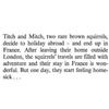 Bookdealers:Titch and Mitch go to France | Judith Garratt