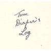 Bookdealers:Tom Diaper's Log: Memoirs of a Racing Skipper (With Author's Dedication) | Captain Tom Diaper