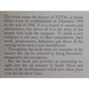 Bookdealers:Total in South Africa, 1954-1988 (Inscribed by Author) | Val Mickleburgh