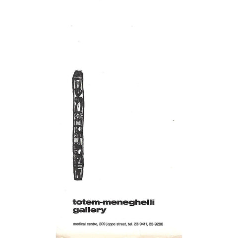 Totem-Meneghelli Gallery Invitation Booklet