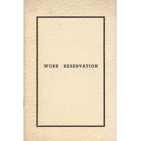 Work Reservation