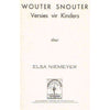 Bookdealers:Wouter Snouter: (Afrikaans Edition, Published 1940) Versies vir Kinders | Elsa Niemeyer
