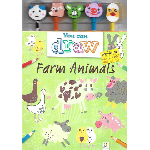 You Can Draw Farm Animals (Book & 5 Pencils and Erasers)